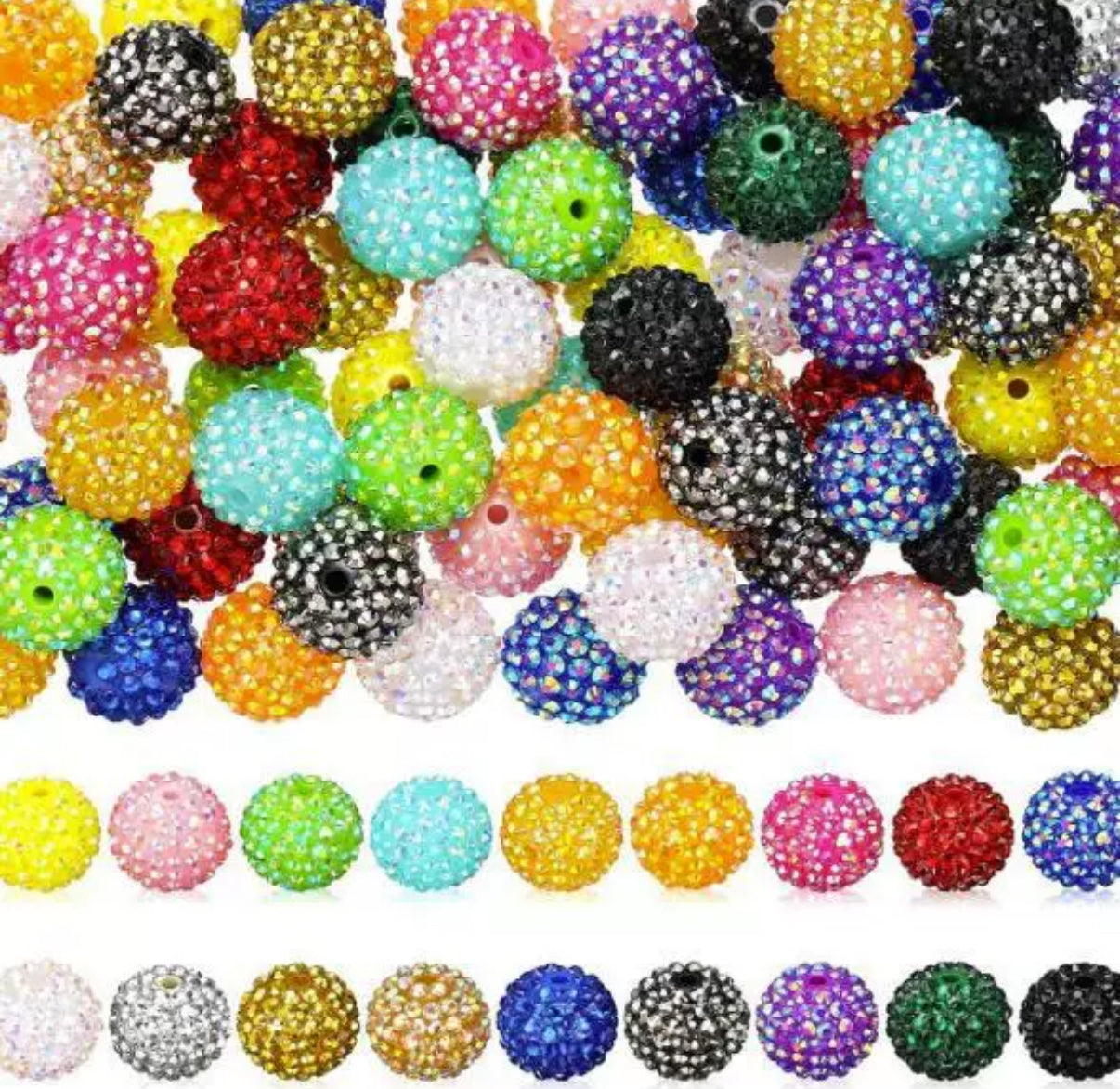 Rhinestone beads